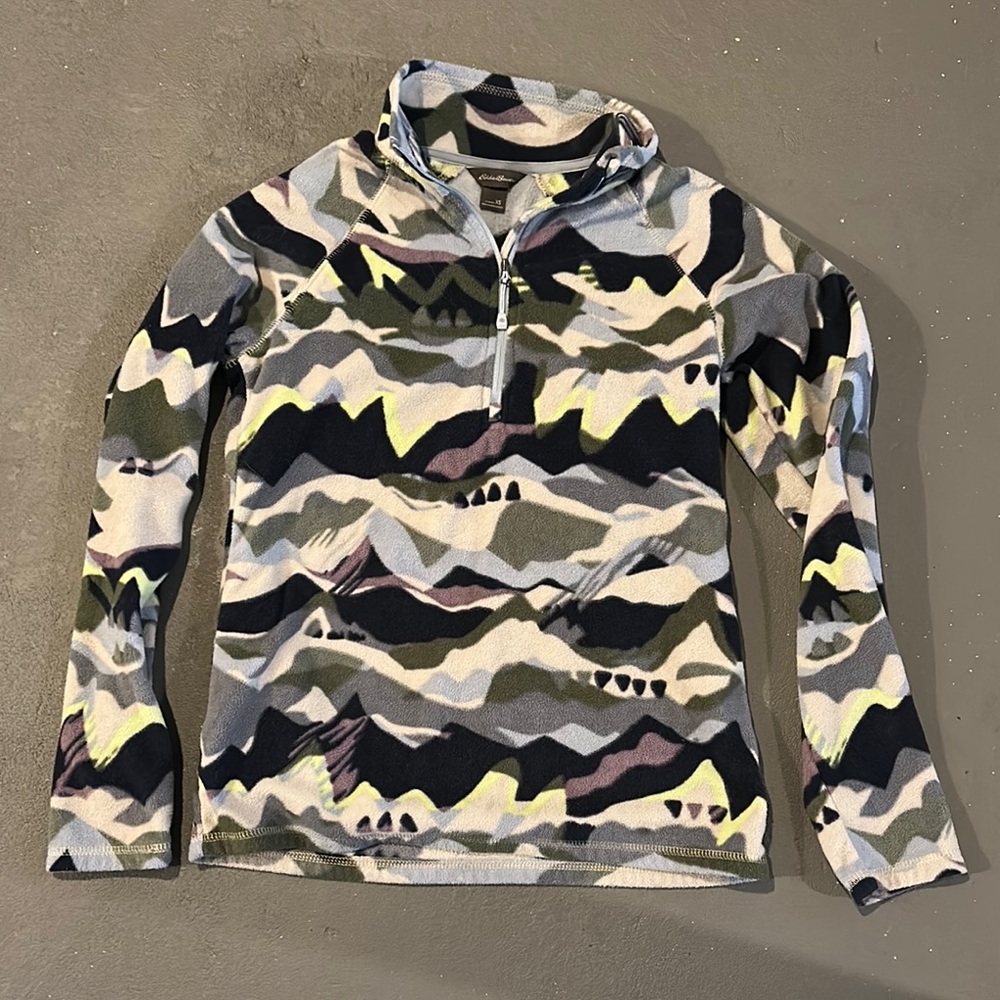 Camouflage Patterned Pullover